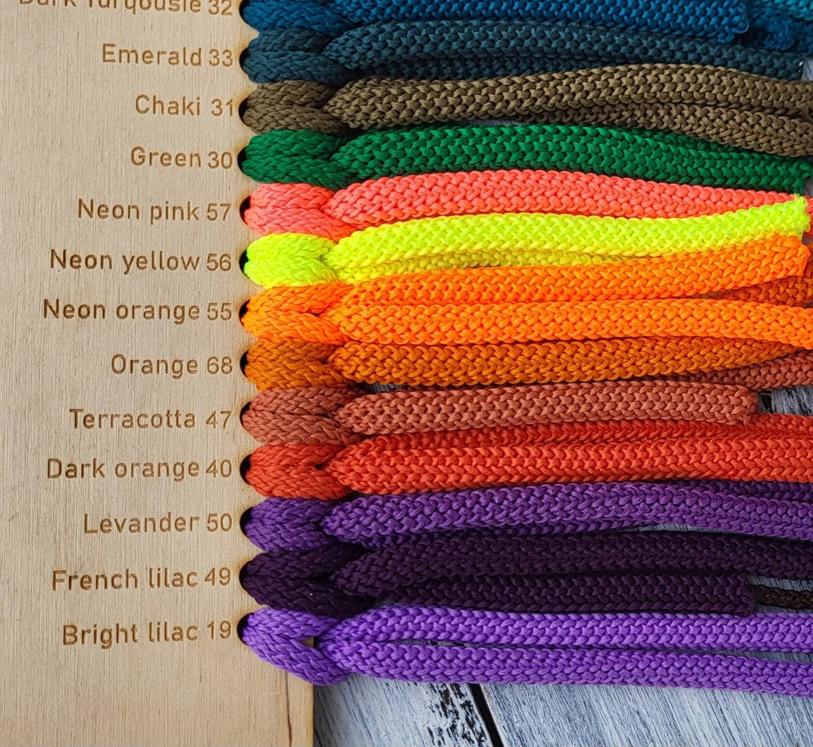 NR 47 Terrakotta 6mm hekle/makrame tråd