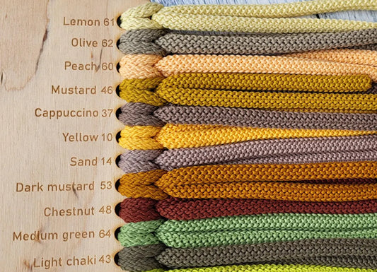 NR 14 Sand  6mm hekle/makrame tråd